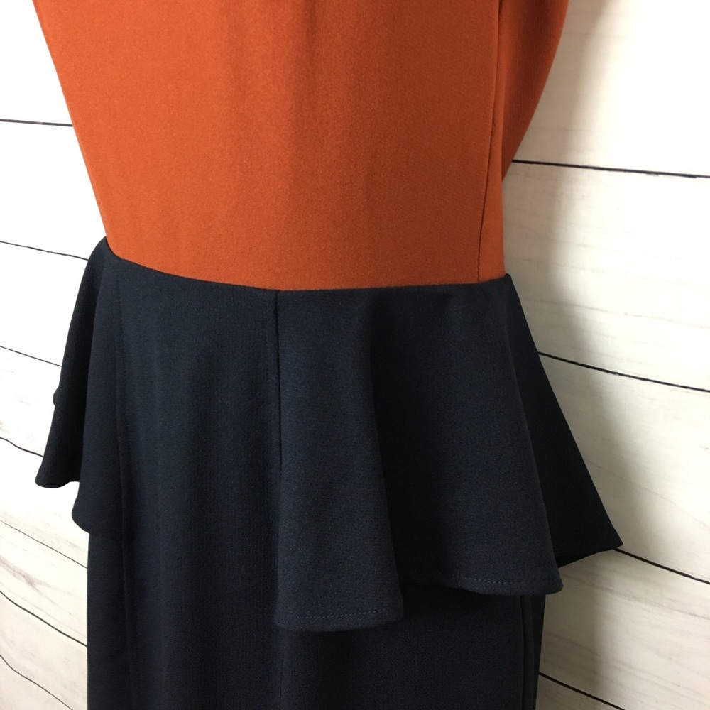 Tinley Road Peplum Color-Block Dress XS - Picture 3 of 7
